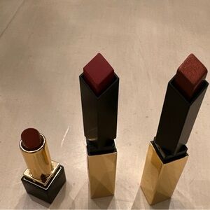 YSL lipstick bundle rouge libre loud brown muse